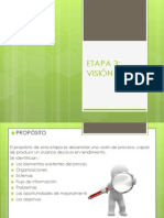 Etapa Visio Reingenieria