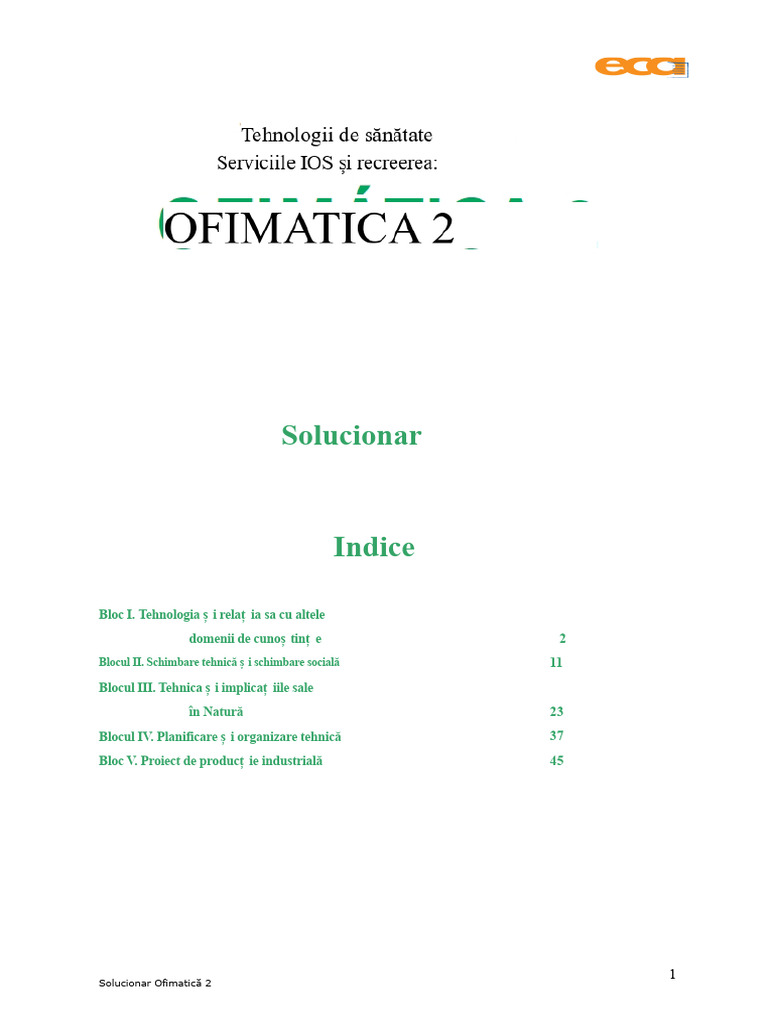 Ofimatica 2 Solucionario | PDF