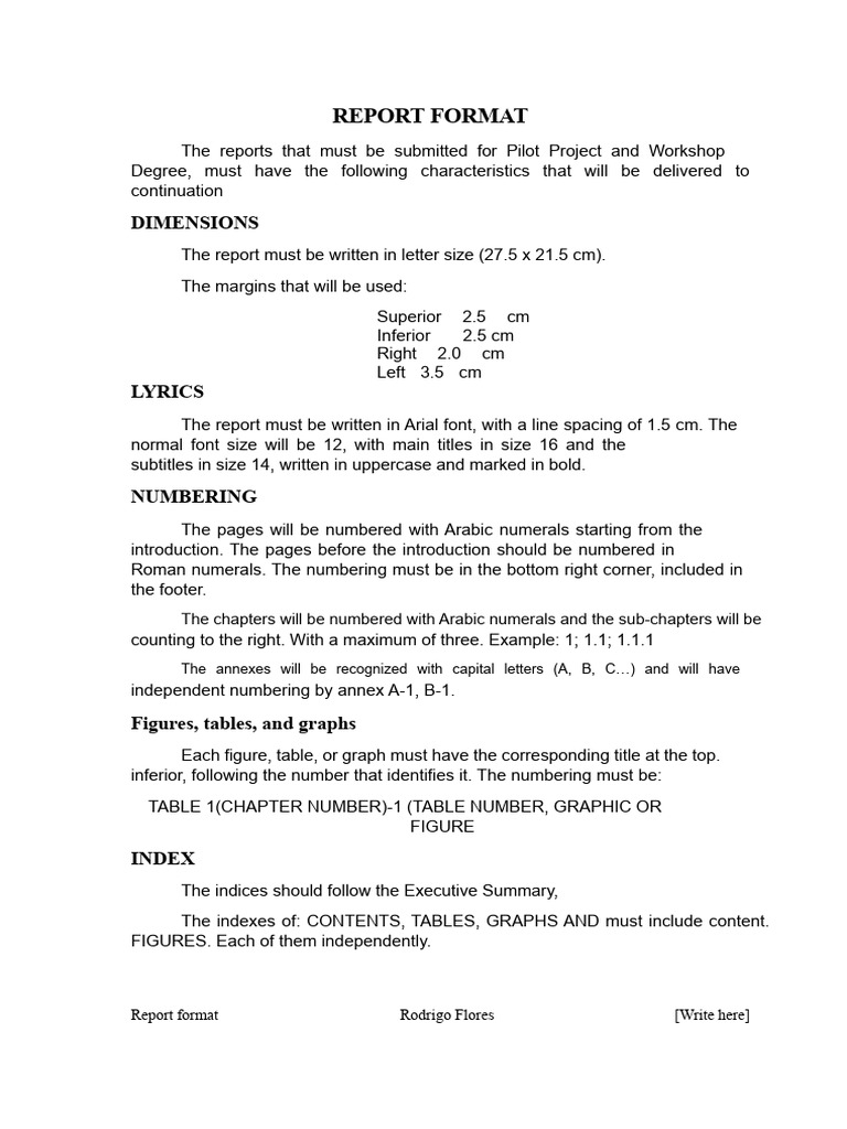 Title Project Report Format | PDF | Written Communication | Publishing
