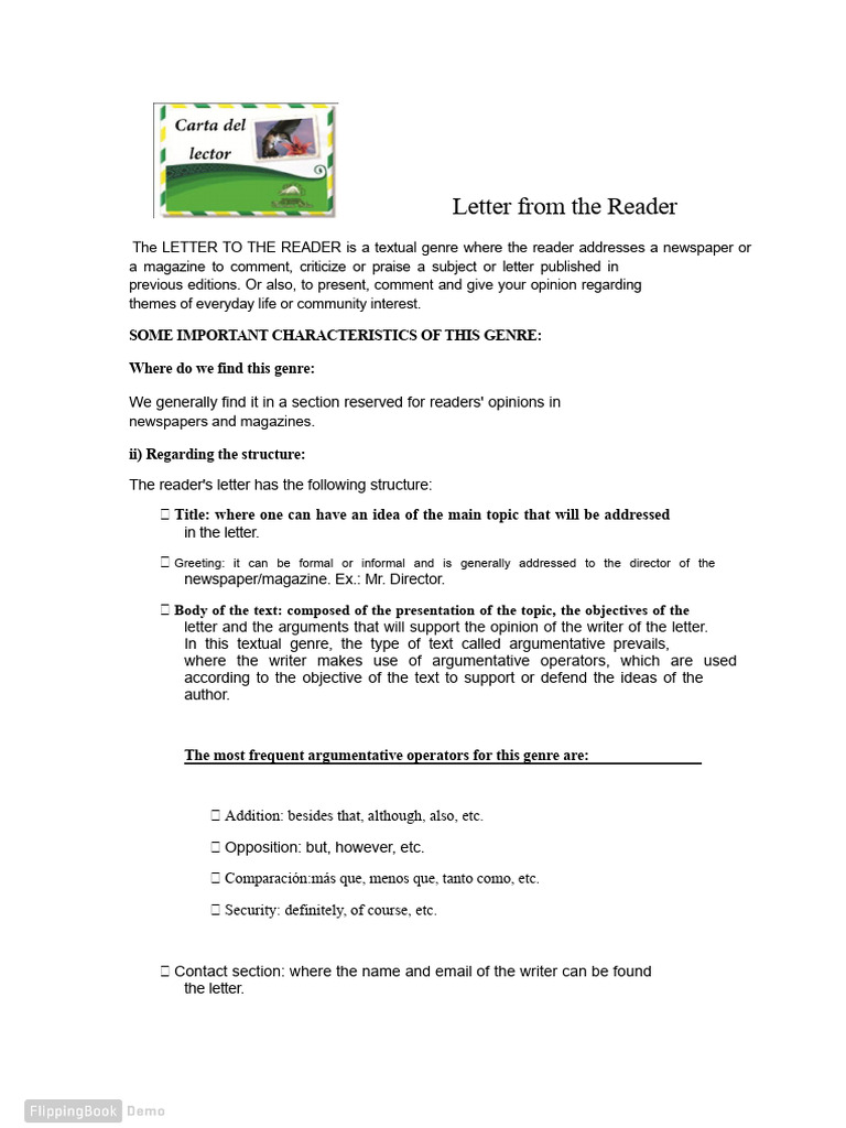 Understanding Reader Letters in Media | PDF | Genre | Newspapers
