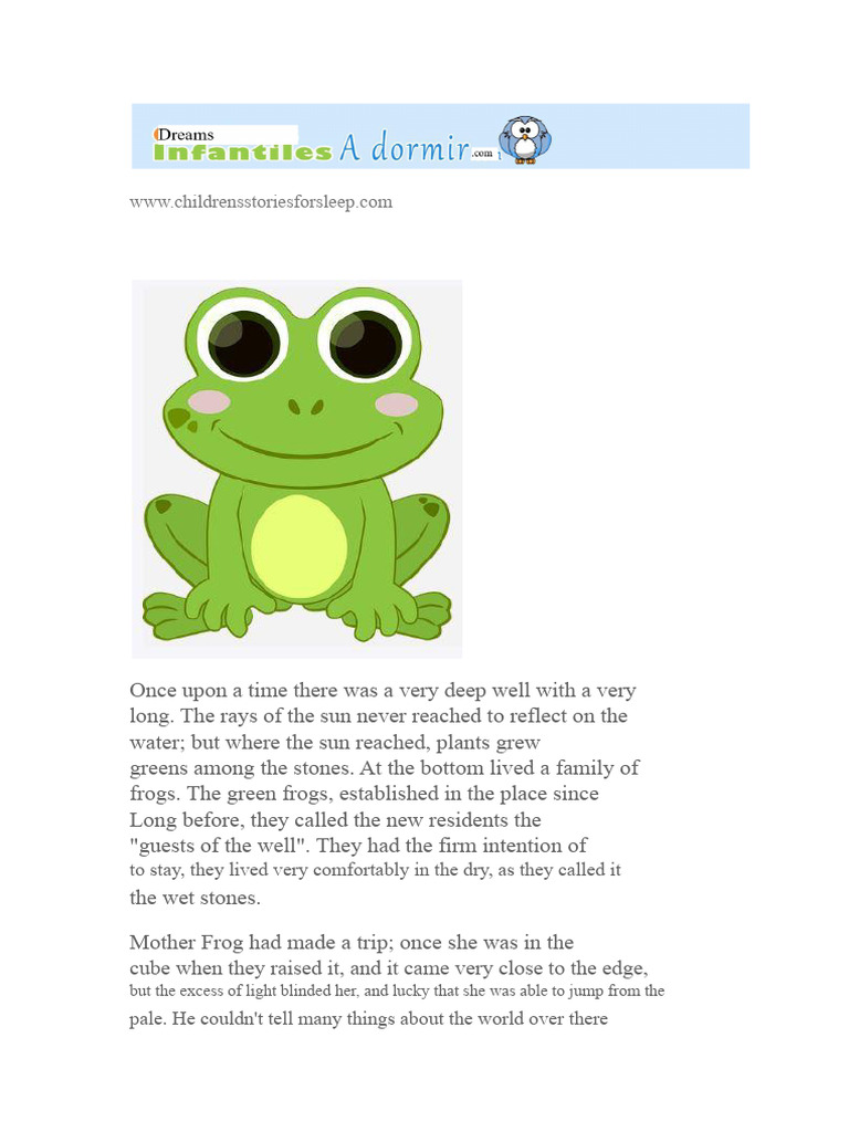 The Journey of the Little Frog | PDF | Frog