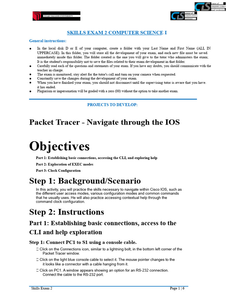Skills Exam 2 | PDF | Command Line Interface | Computer Terminal