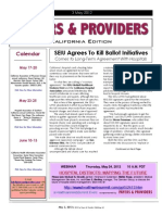 Payers & Providers California Edition – Issue of May 3, 2012