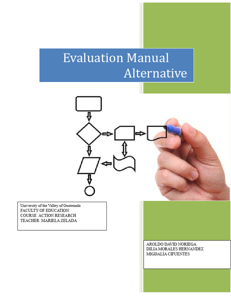 Evaluation Manual for Education Courses | PDF | Educational Assessment ...