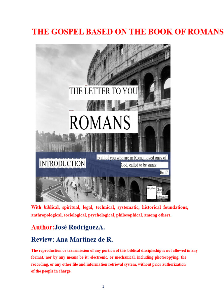 Understanding the Book of Romans | PDF | Epistle To The Romans | Paul ...