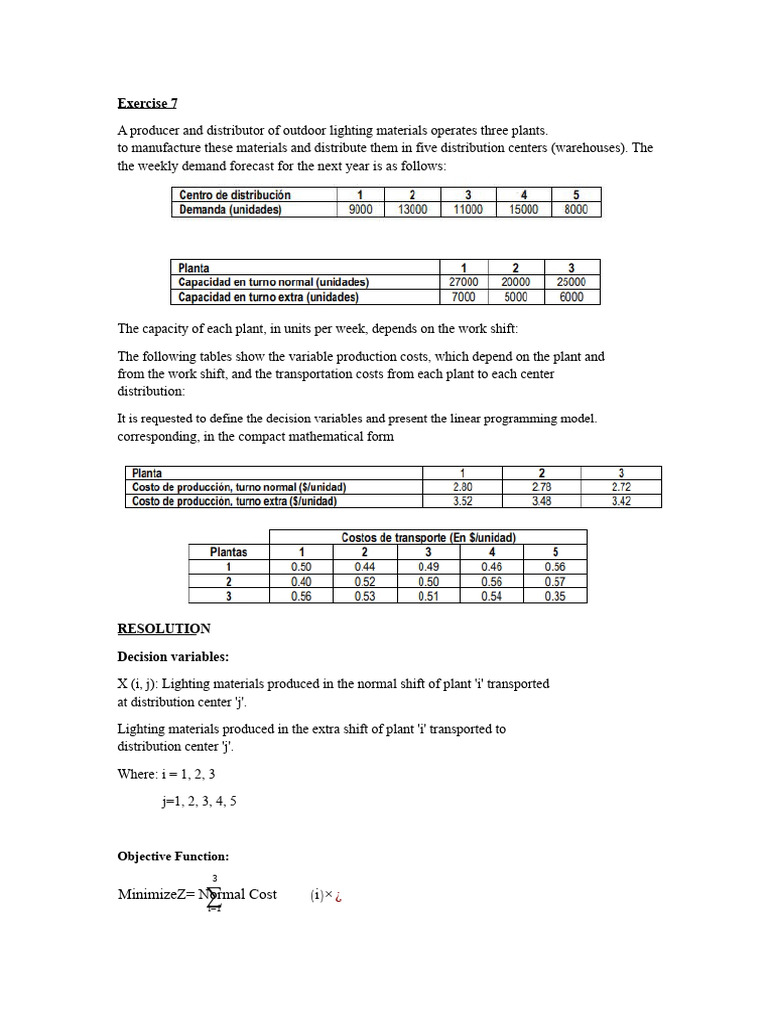 Linear Programming for Production & Court Cases | PDF | Linear ...