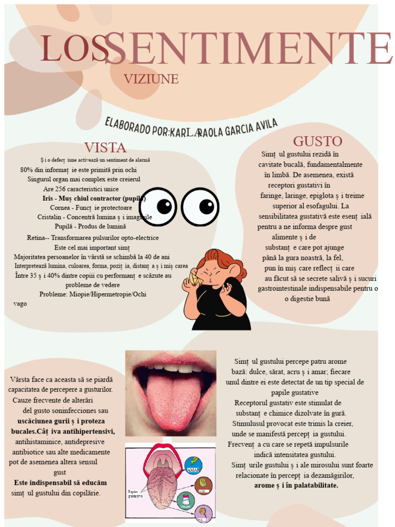 Infografic Despre Simțuri | PDF