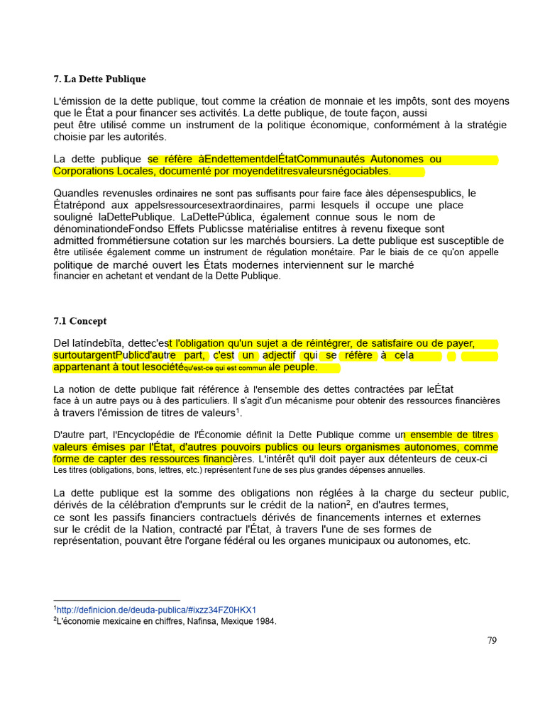 Comprendre la Dette Publique | PDF | Dettes | Prêts