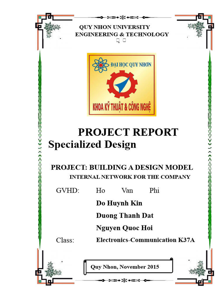 LAN Network Design Project Report | PDF | Computer Network | Network Switch
