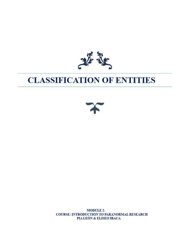 Understanding Ghosts and Entities in Paranormal Research | PDF | Satan ...