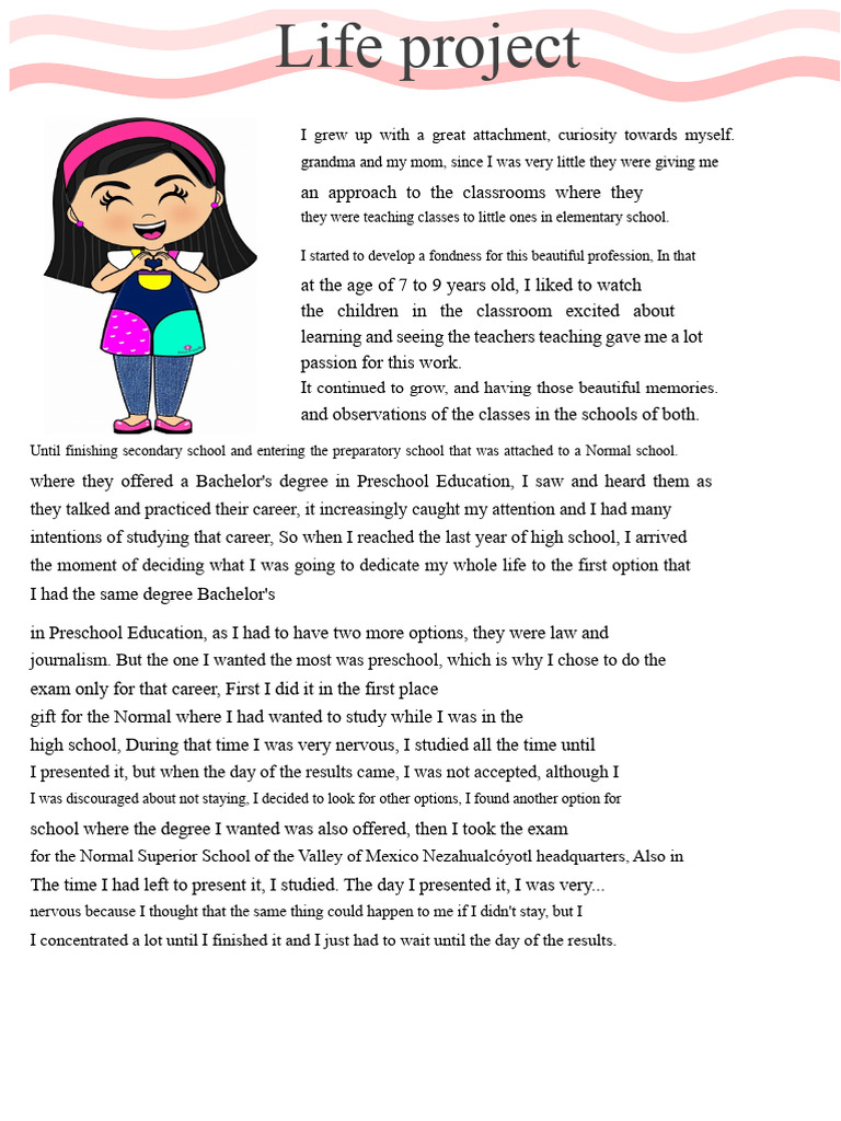 Life Project PDF | PDF | Schools | Learning