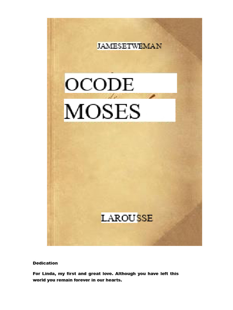 The Code of Moses - Introduction | PDF | God | Moses