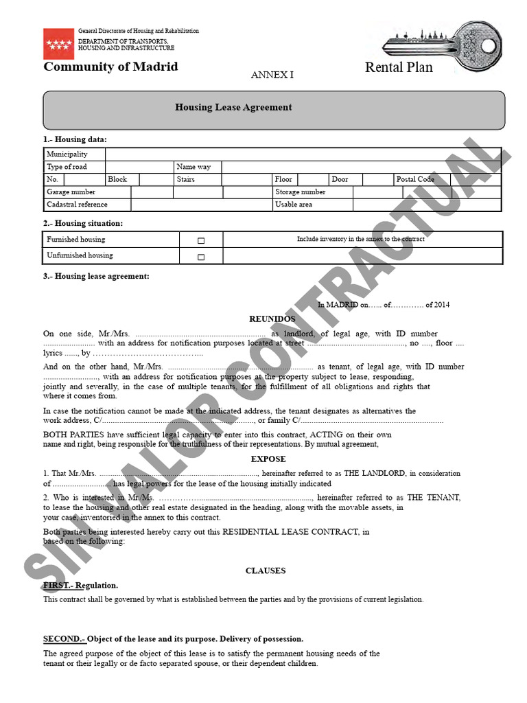 Rental Plan Contract | PDF | Lease | Landlord