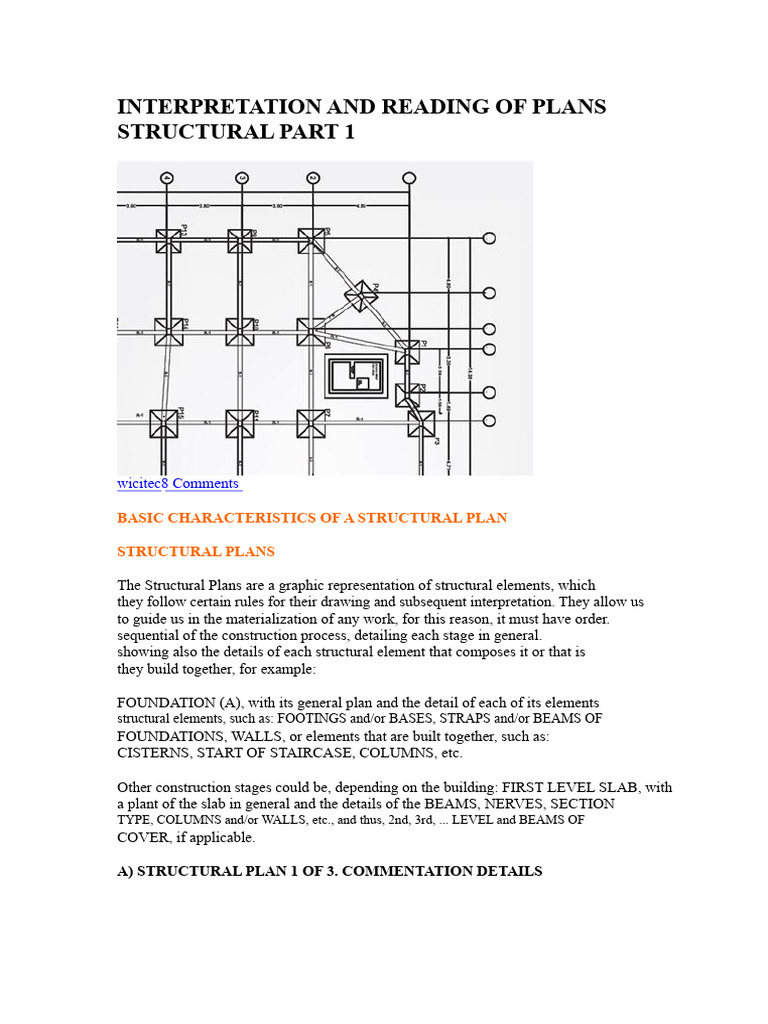 Reading Structural Plans Essentials | PDF | Cartesian Coordinate System ...