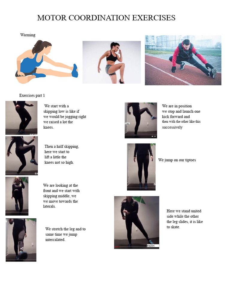 Motor Coordination Exercises Guide | PDF
