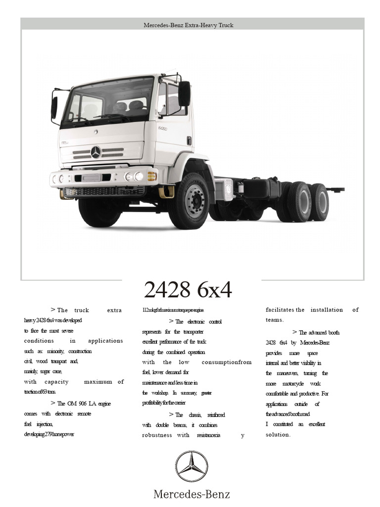 2428 6X4 2003 PDF | PDF | Truck | Engines