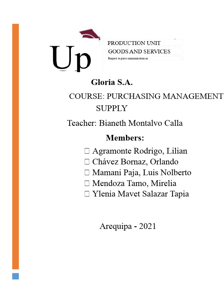 Gloria S.A. Company Overview and Strategy | PDF | Milk | Market (Economics)