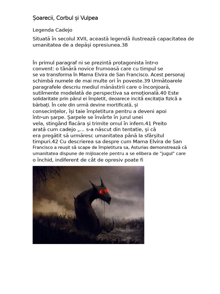 Legenda Cadejo | PDF