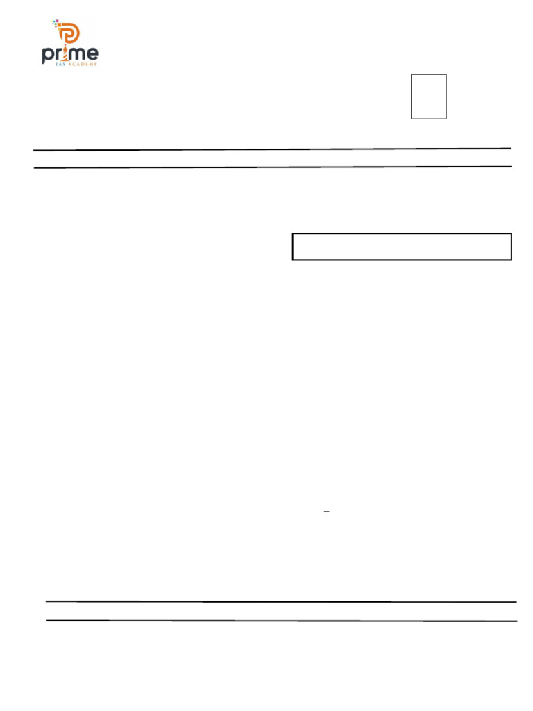 Model Question Paper | PDF