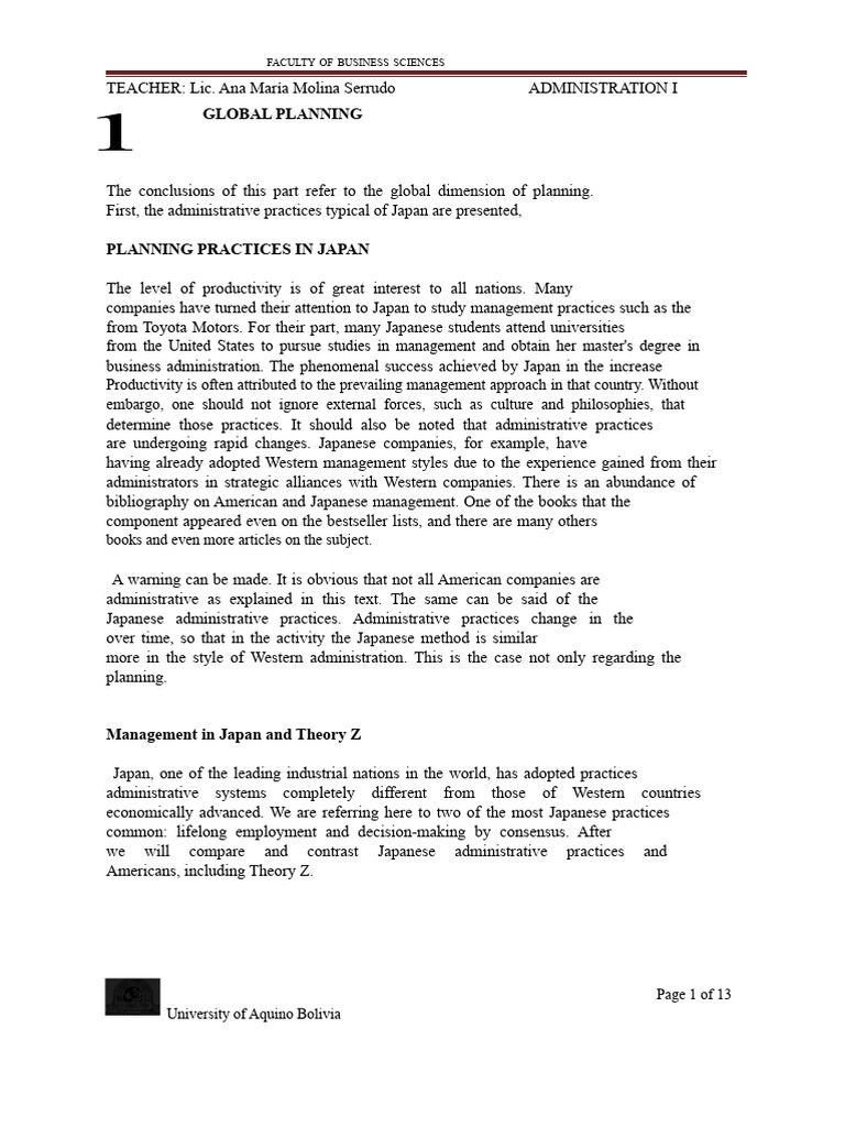 Japanese Management Practices Explained | PDF | Employment | Decision ...