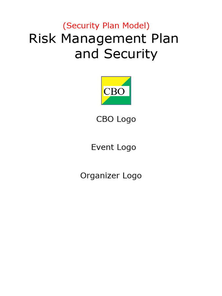 Security Plan Template For Orientation Events | PDF | Allergy | Medical ...