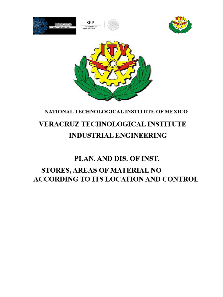 2.5 Warehouses, Areas of Non-Conforming Material: Their Location and ...