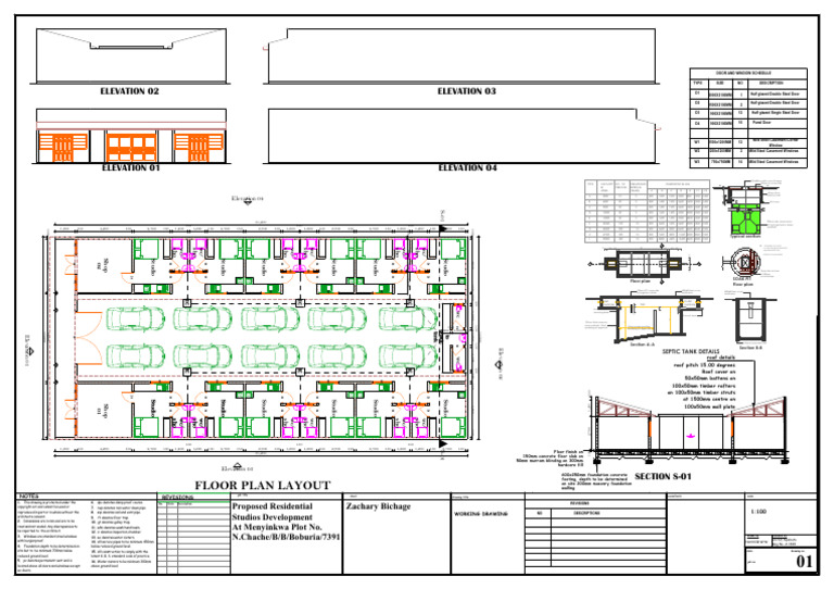 Proposed Residential Studios Layout | PDF | Building | Civil Engineering
