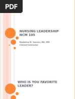 Download Nursing Leadership Lecture by mgerzon SN9225249 doc pdf