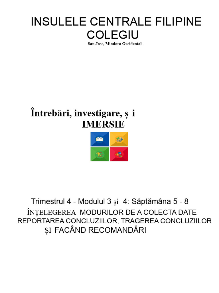 QRT 4 Întrebări Investigație Săptămâna 5 8 | PDF