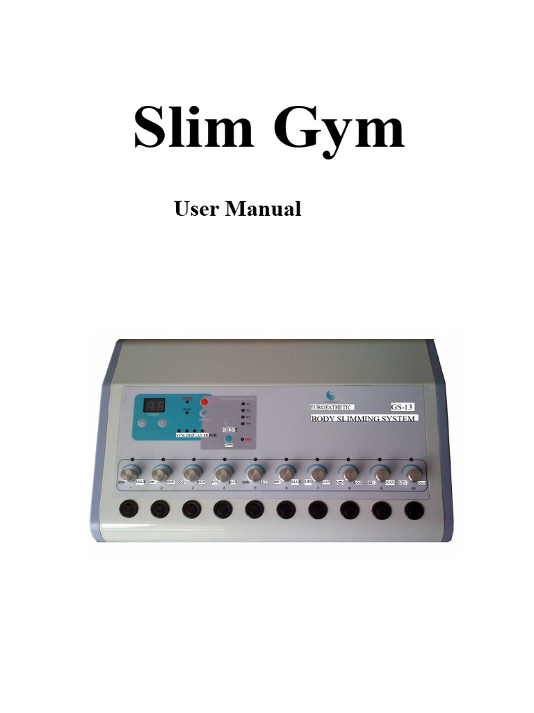 Slim Gym User Manual and Operations Guide | PDF | Circulatory System ...