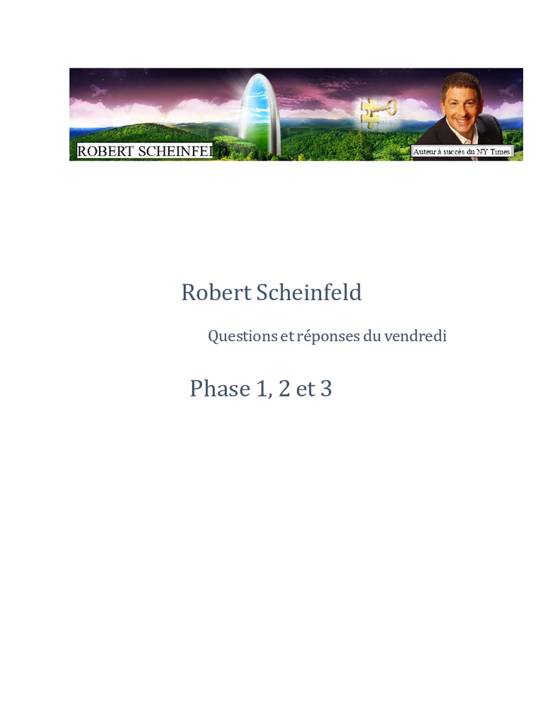 Comprendre les Phases 1, 2 et 3 de Scheinfeld | PDF | Nuage | Vérité