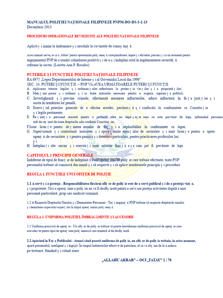 PNP Manual | PDF