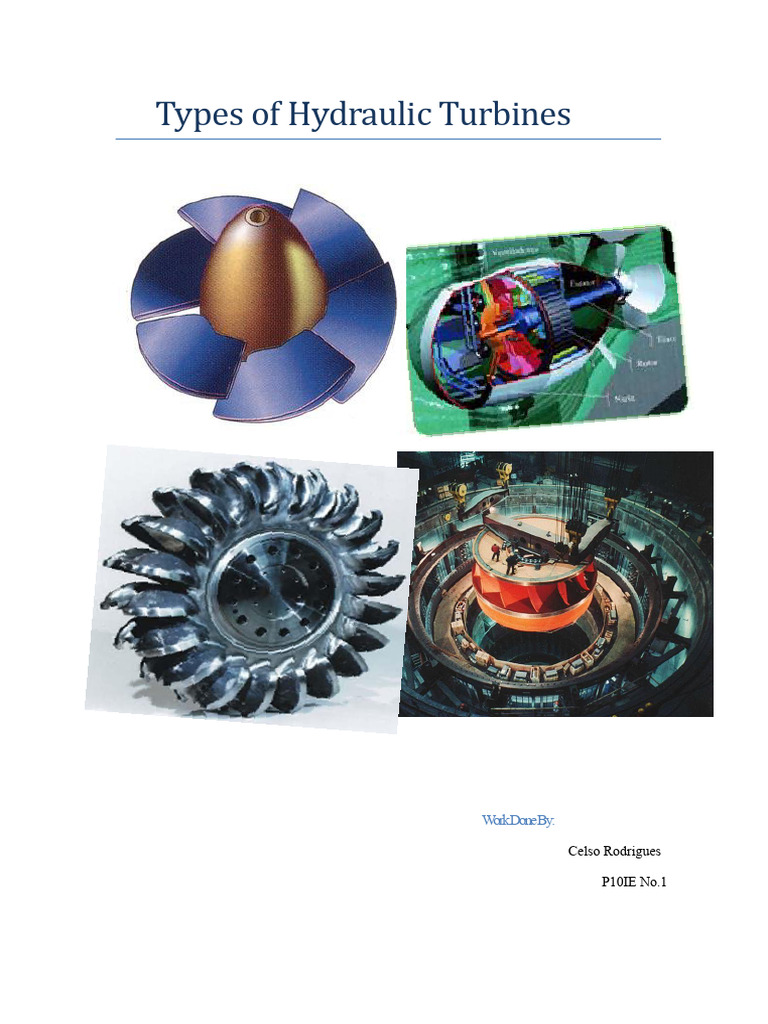Types and Features of Hydraulic Turbines | PDF | Turbine | Propeller