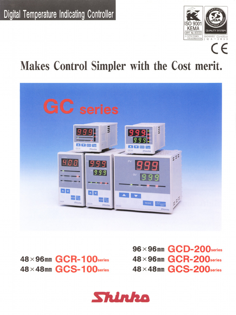 Controlador Temperatura GC-Series | PDF