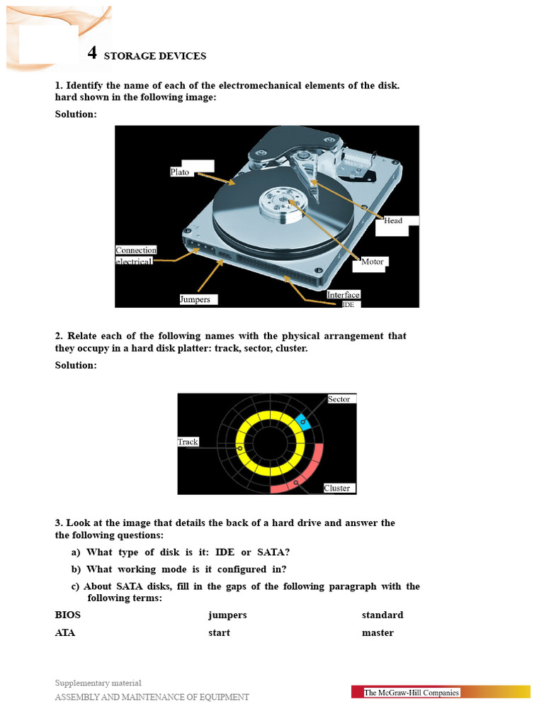 UD04 Activities Solution Document | PDF | Hard Disk Drive | Computer ...