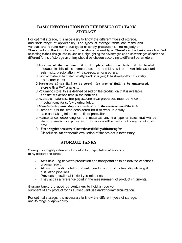 Tank Storage Design Guidelines | PDF | Oil Tanker | Liquefied Petroleum Gas