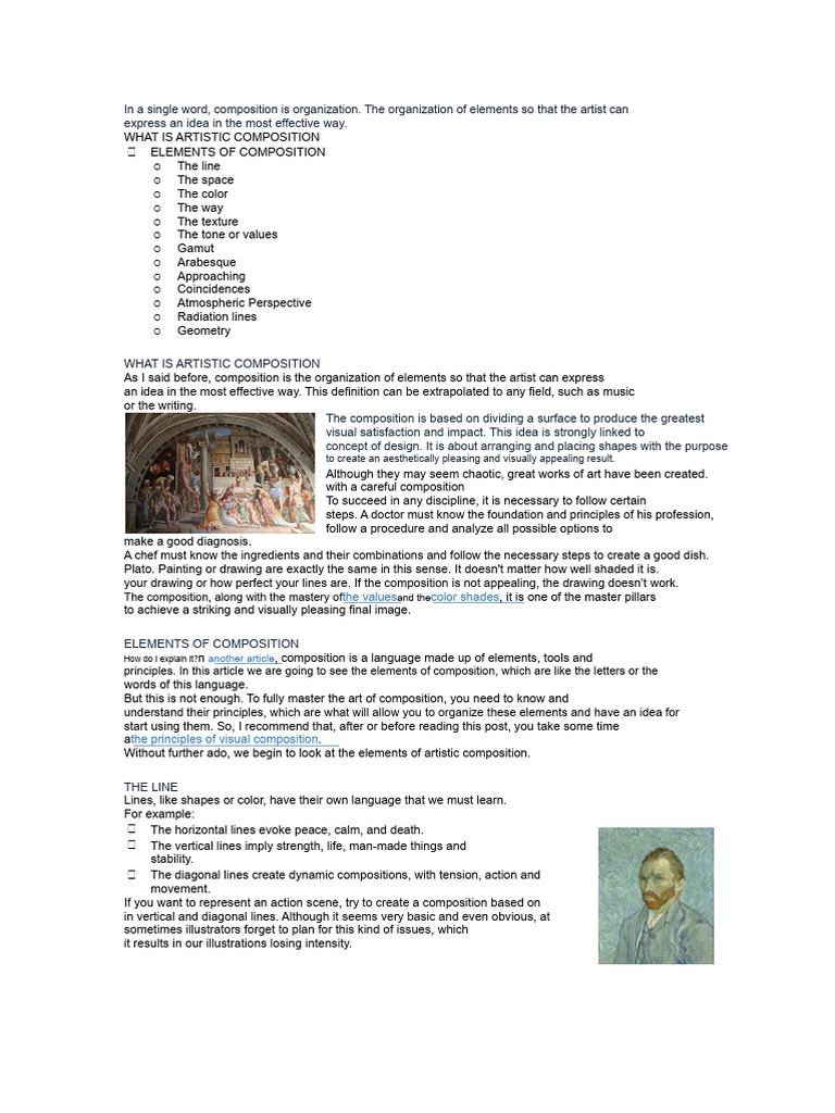 Understanding Artistic Composition | PDF | Composition (Visual Arts ...