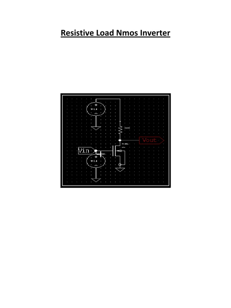 Types of NMOS Inverters Explained | PDF