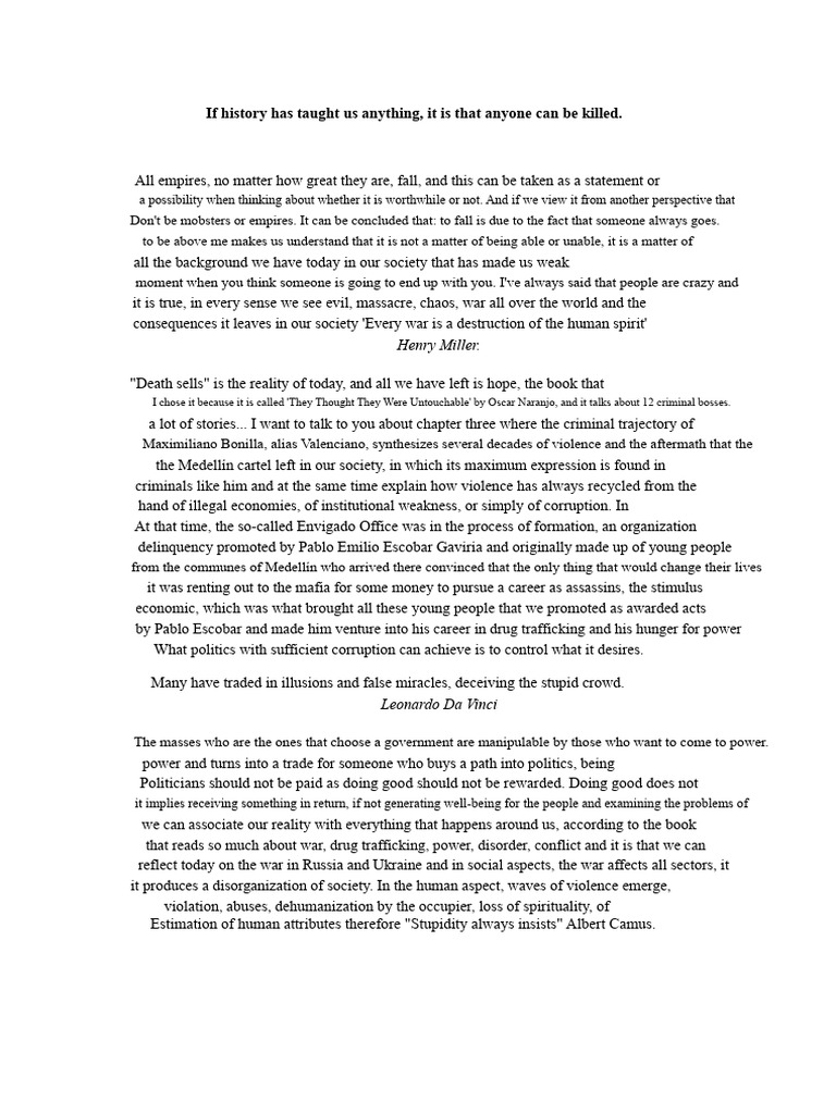 They Believed They Were Untouchable. PDF Crimes Crime & Violence