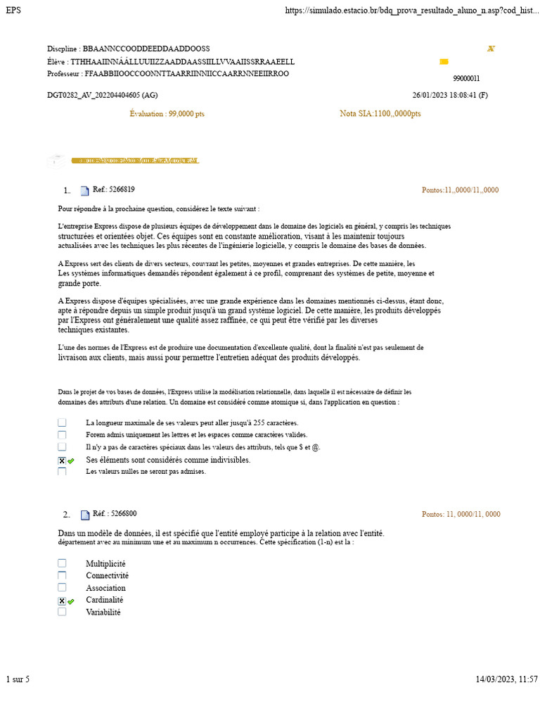 Développement et gestion de bases de données | PDF | Bases de données ...