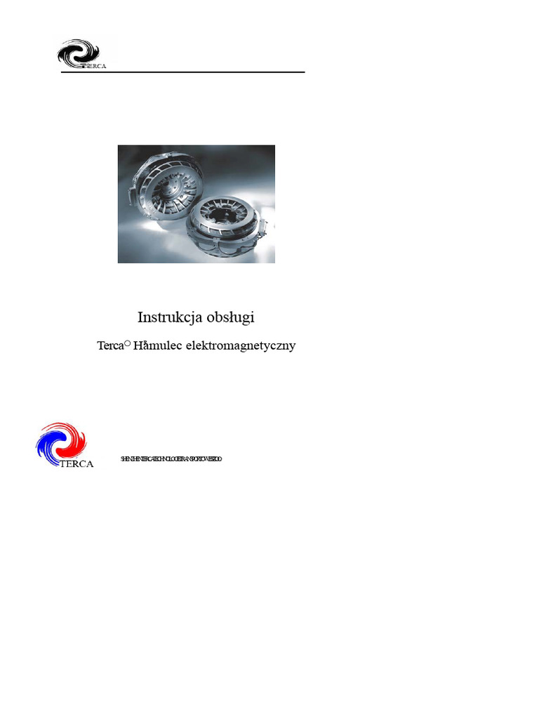 1.4 Terca retarder Instrukcja obsługi 特尔佳缓速器用户手册 Wersja angielska | PDF
