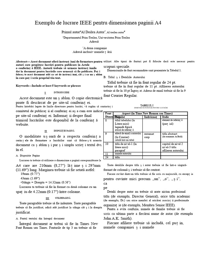 Format Word IEEE A41 | PDF