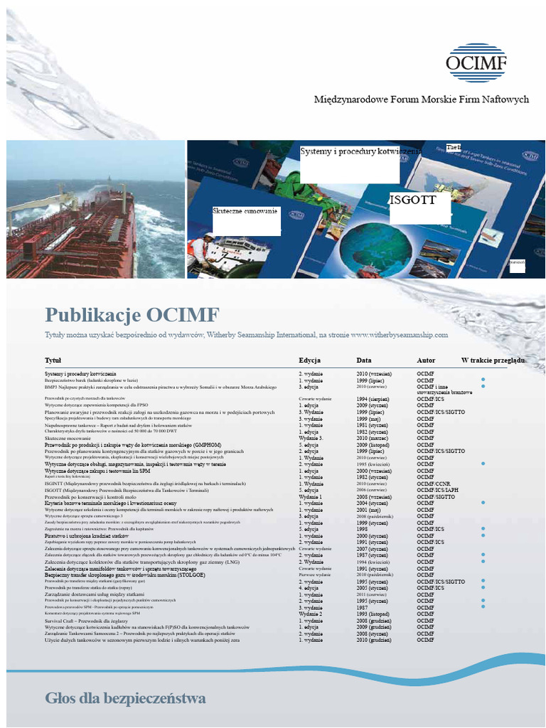 Publikacje OCIMF | PDF