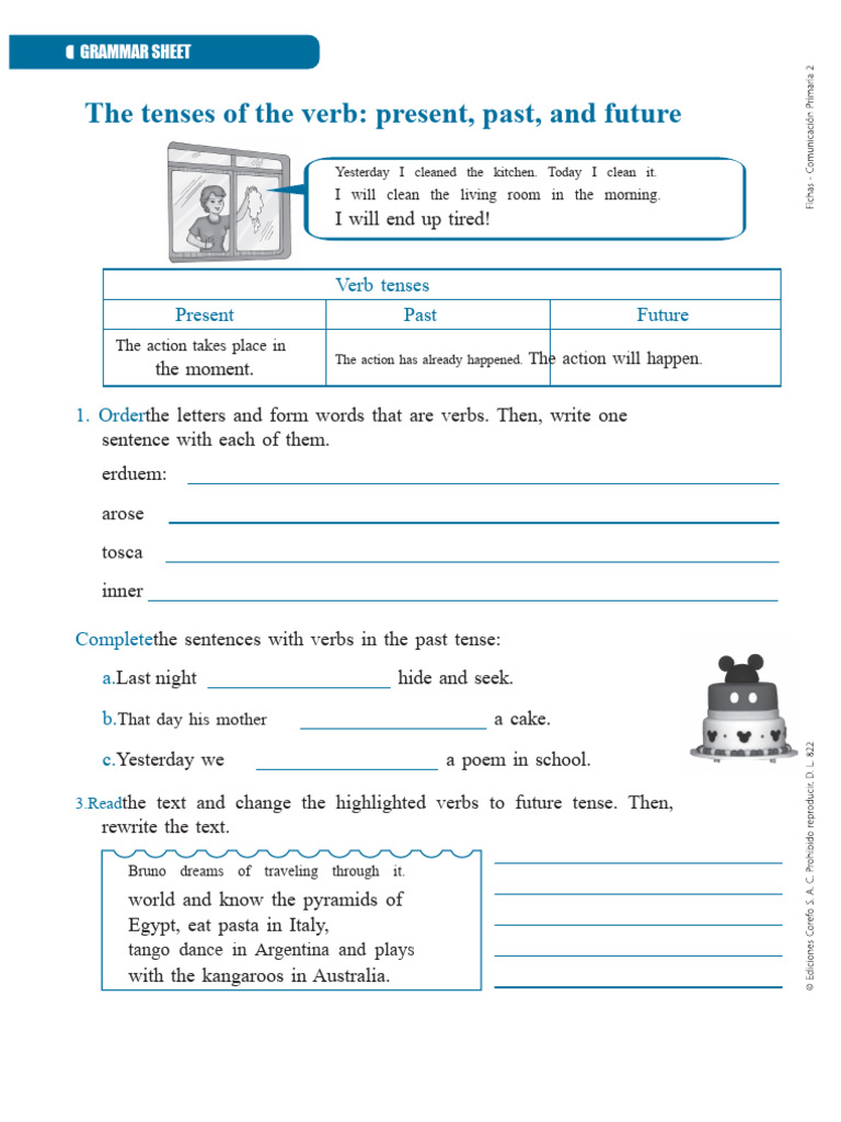 Understanding Verb Tenses: A Grammar Guide | PDF | Grammatical Tense ...