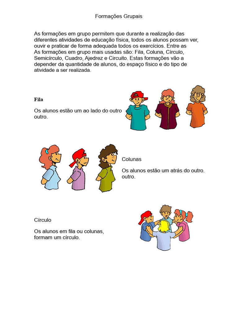 Formações Grupais e Circuitos de Treinamento | PDF | Músculo | Respiração