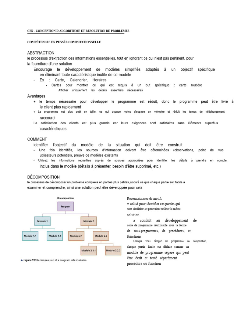 Conception d'Algorithmes et Structures de Données | PDF | Programmation ...