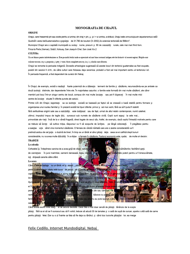 Monografia Chajul, Quiche | PDF