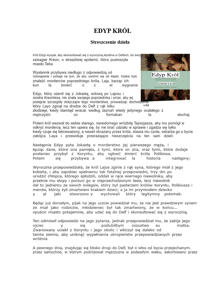 Edyp Rey | PDF