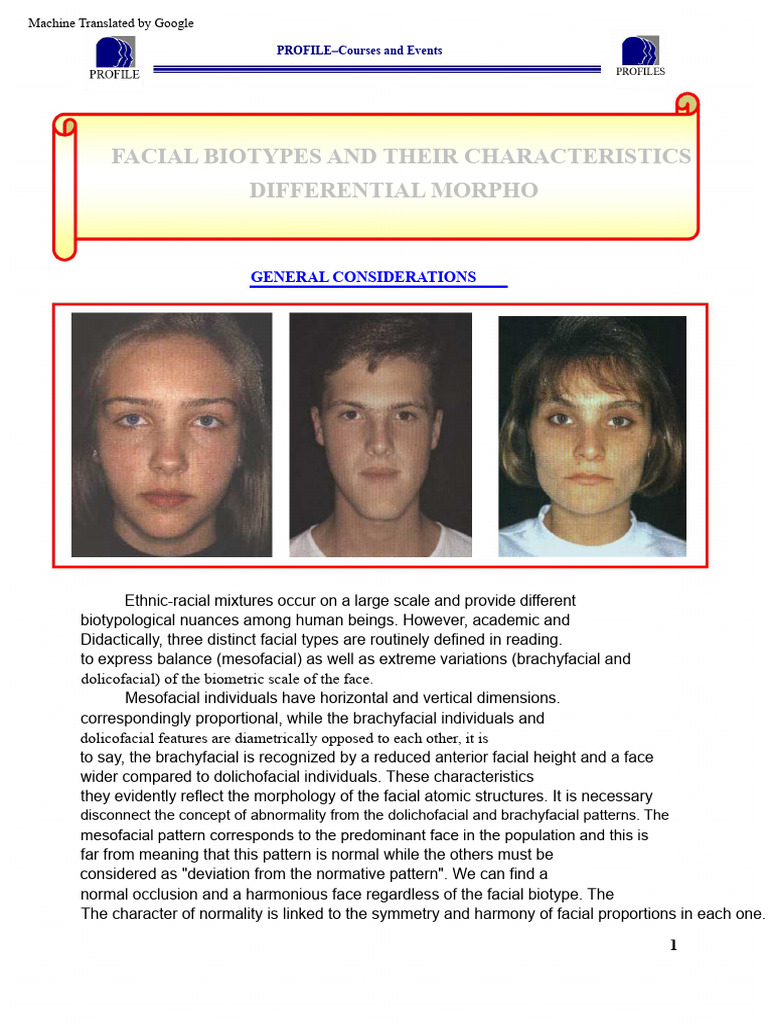 Understanding Facial Biotypes in Orthodontics | PDF | Dental Anatomy ...