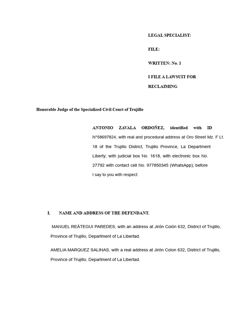 Updated Demand | PDF | Lawsuit | Public Law